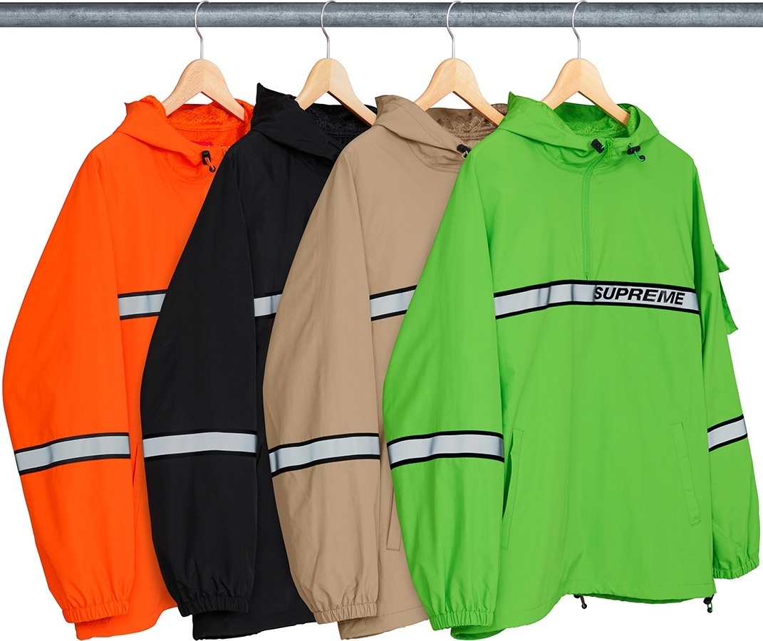 Reflective Taping Hooded Pullover
